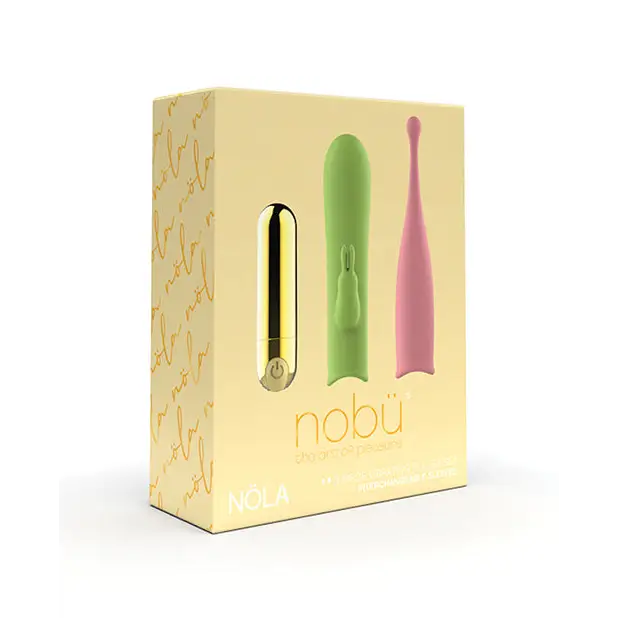 Nobu Nola Interchangeable Bullet Set - 3 Piece Set - Stimulators