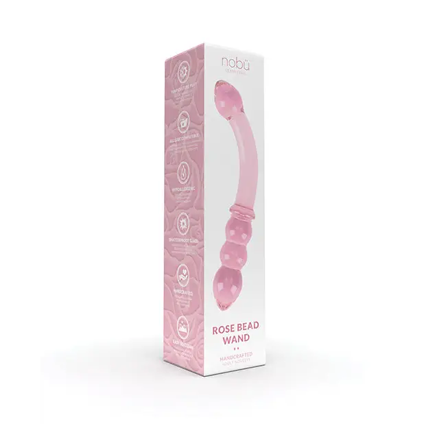 Nobu Rose Bead Wand - Pink