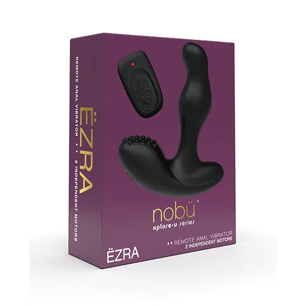 Nobu X-plore U Ezra Anal Vibrator - Black - Anal Products