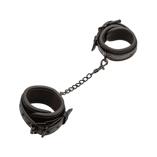 Nocturnal Collection Detachable Adjustable Wrist Cuffs - Black - Bondage Blindfolds & Restraints