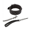 Nocturnal Collection Detachable Collar & Leash - Black - Bondage Blindfolds & Restraints