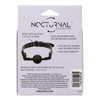 Nocturnal Collection Silicone Ball Gag - Black - Bondage Blindfolds & Restraints