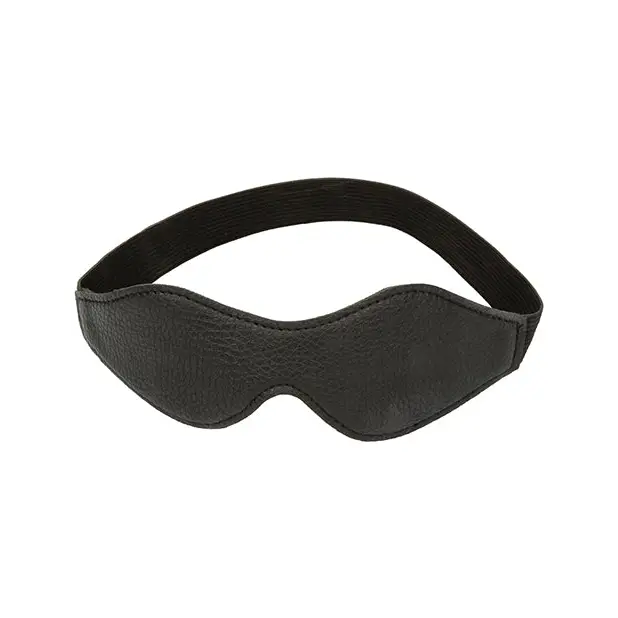 Nocturnal Collection Stretch to Fit Eye Mask - Black - Bondage Blindfolds & Restraints