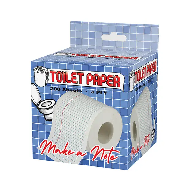 Note Pad Toilet Paper - Novelties