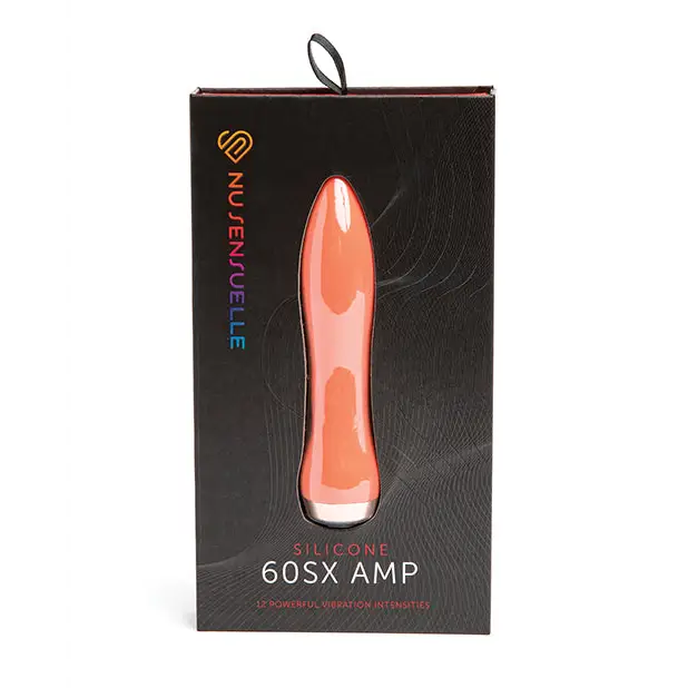 Nu Sensuelle 60SX AMP Silicone Bullet - Coral - Stimulators