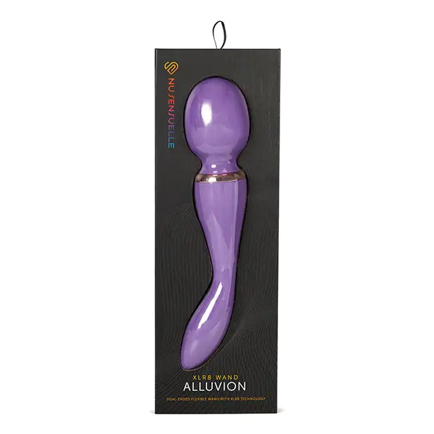 Nu Sensuelle Alluvion XLR8 Bendable Wand - Purple - Massage Products