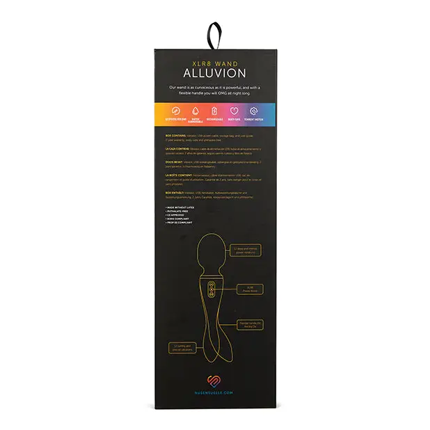 Nu Sensuelle Alluvion XLR8 Wand - Black - Massage Products