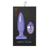 Nu Sensuelle Andii Vertical Roller Motion Butt Plug - Ultra Violet - Anal Products