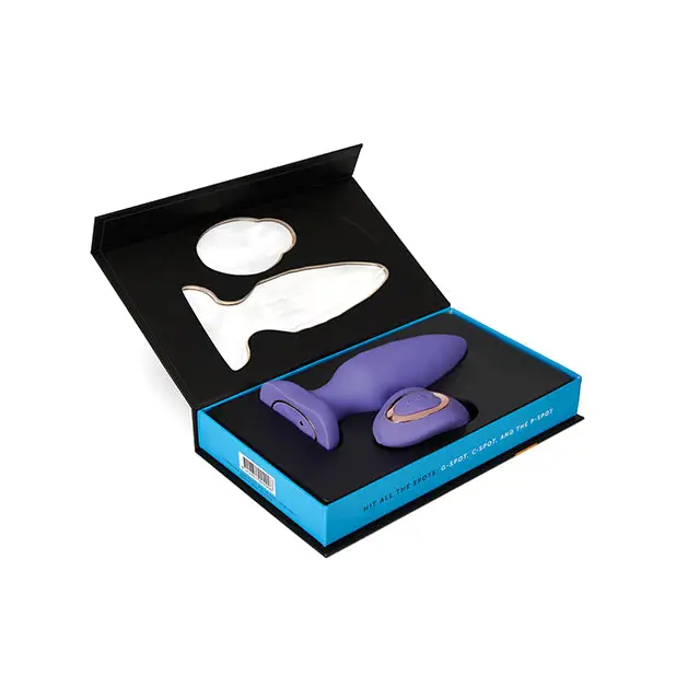 Nu Sensuelle Andii Vertical Roller Motion Butt Plug - Ultra Violet - Anal Products