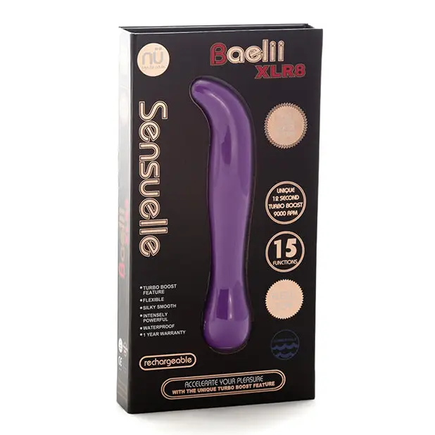 Nu Sensuelle Baelii Flexible G Spot XLR8 Turbo Boost - Ultra Violet - Vibrators