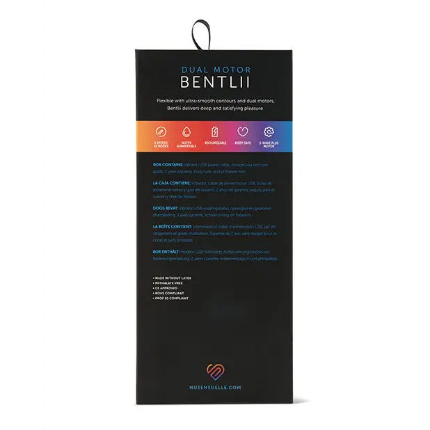 Nu Sensuelle Bentlii 2 Motors Flexible Vibe - Magenta - Vibrators