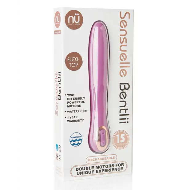 Nu Sensuelle Bentlii 2 Motors Flexible Vibe - Orchid Purple - Vibrators