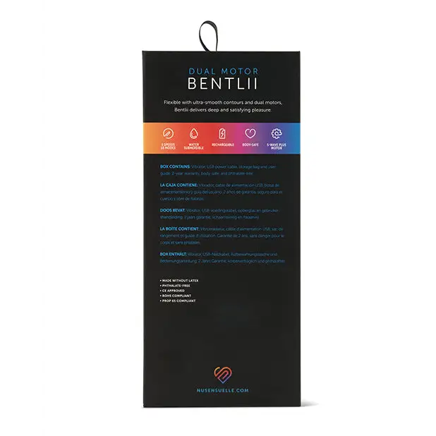 Nu Sensuelle Bentlii 2 Motors Flexible Vibe - Orchid Purple - Vibrators