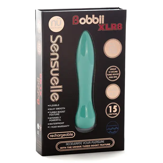 Nu Sensuelle Bobbii Flexible Vibe XLR8 Turbo Boost - Electric Blue - Vibrators