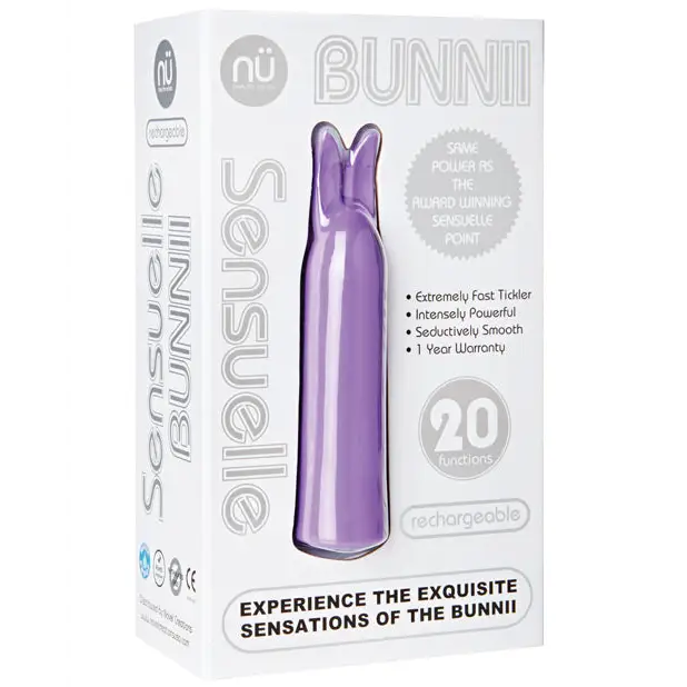 Nu Sensuelle Bunnii Point Vibe - Purple - Stimulators