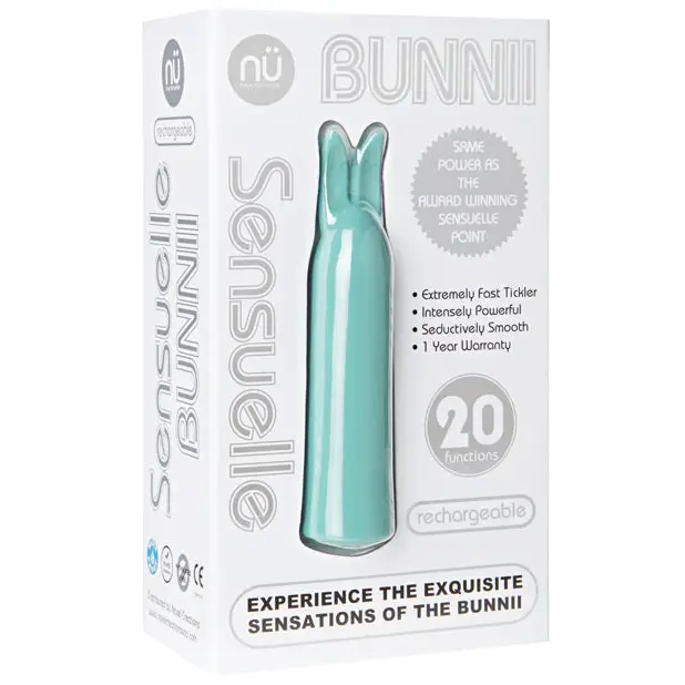 Nu Sensuelle Bunnii Point Vibe - Teal Blue - Stimulators