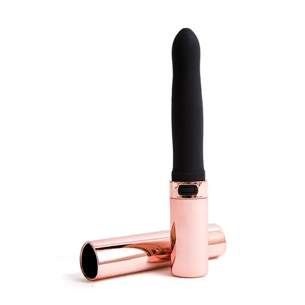 Nu Sensuelle Cache 20 Functions Covered Lipstick Vibe - Rose Gold - Stimulators