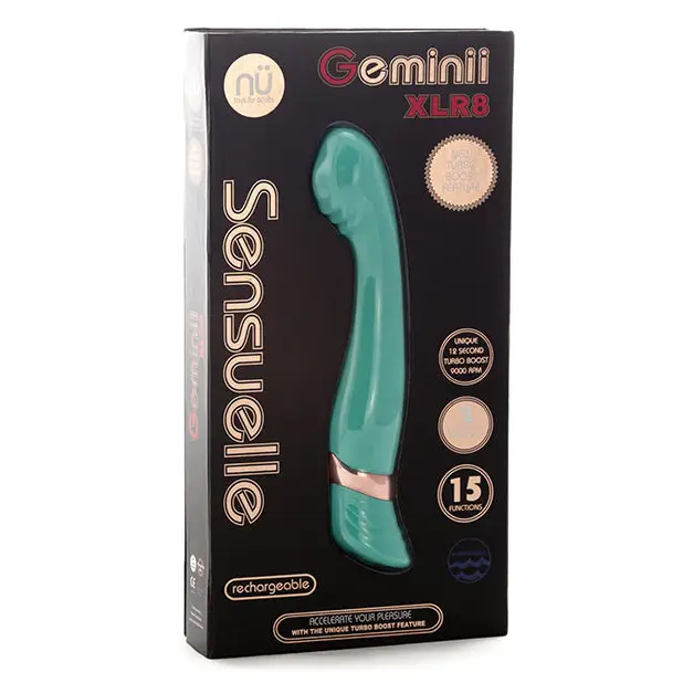 Nu Sensuelle Geminii XLR8 Turbo Boost G Spot - Electric Blue - Vibrators