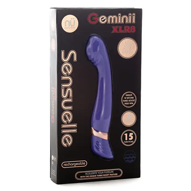 Nu Sensuelle Geminii XLR8 Turbo Boost G Spot - Ultra Violet - Vibrators