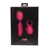 Nu Sensuelle Harlow Mini Wand w/Masturbator Attachment - Pink - Massage Products