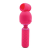 Nu Sensuelle Harlow Mini Wand w/Masturbator Attachment - Pink - Massage Products