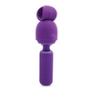 Nu Sensuelle Harlow Mini Wand w/Masturbator Attachment - Purple - Massage Products