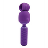 Nu Sensuelle Harlow Mini Wand w/Masturbator Attachment - Purple - Massage Products