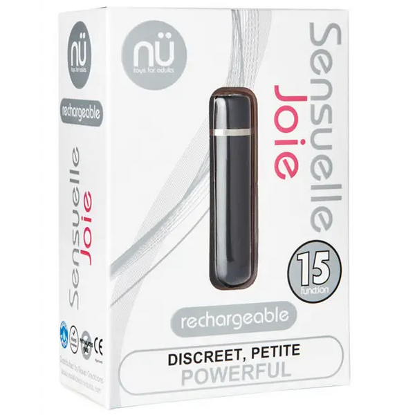 Nu Sensuelle Joie Bullet 15 Function - Black - Stimulators