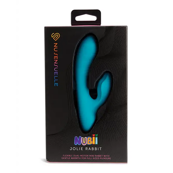 Nu Sensuelle Jolie Nubii Warming Mini Rabbit - Blue - Vibrators
