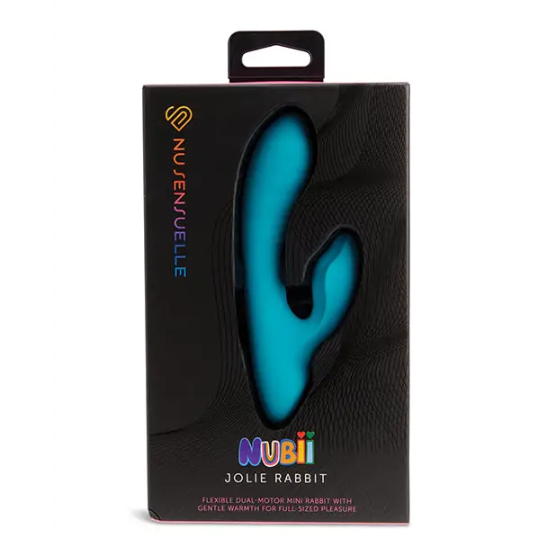 Nu Sensuelle Jolie Nubii Warming Mini Rabbit - Blue - Vibrators