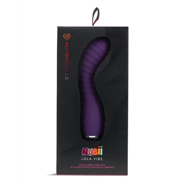 Nu Sensuelle Lola Nubii Flexible Warming Vibe - Purple - Vibrators