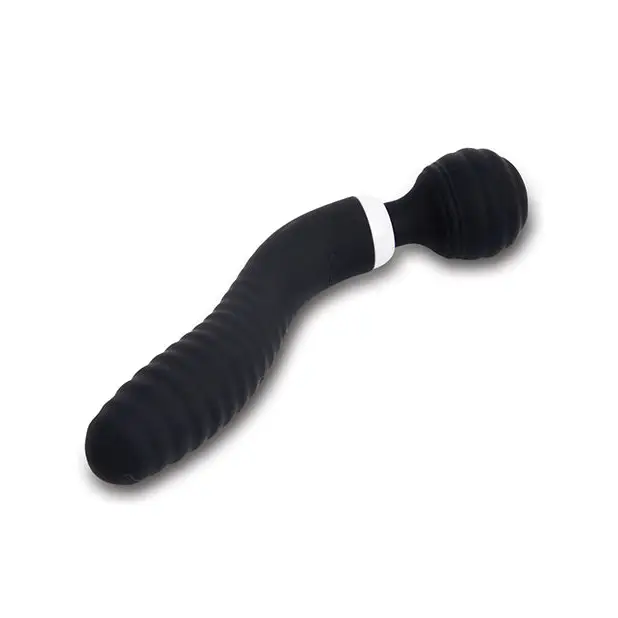 Nu Sensuelle Lolly Double-Ended Flexible Nubii Wand - Black - Massage Products