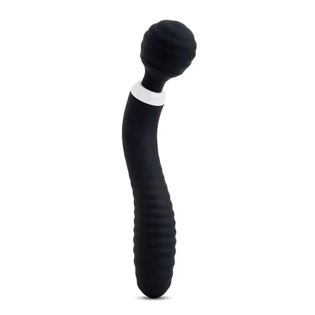 Nu Sensuelle Lolly Double-Ended Flexible Nubii Wand - Black - Massage Products