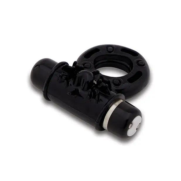 Nu Sensuelle Mate Ultra Bullet Ring Cockring 7 Function - Black - Penis Enhancement