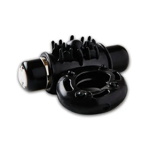 Nu Sensuelle Mate Ultra Bullet Ring Cockring 7 Function - Black - Penis Enhancement