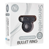 Nu Sensuelle Mate Ultra Bullet Ring Cockring 7 Function - Black - Penis Enhancement