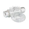 Nu Sensuelle Mate Ultra Bullet Ring Cockring 7 Function - Clear - Penis Enhancement