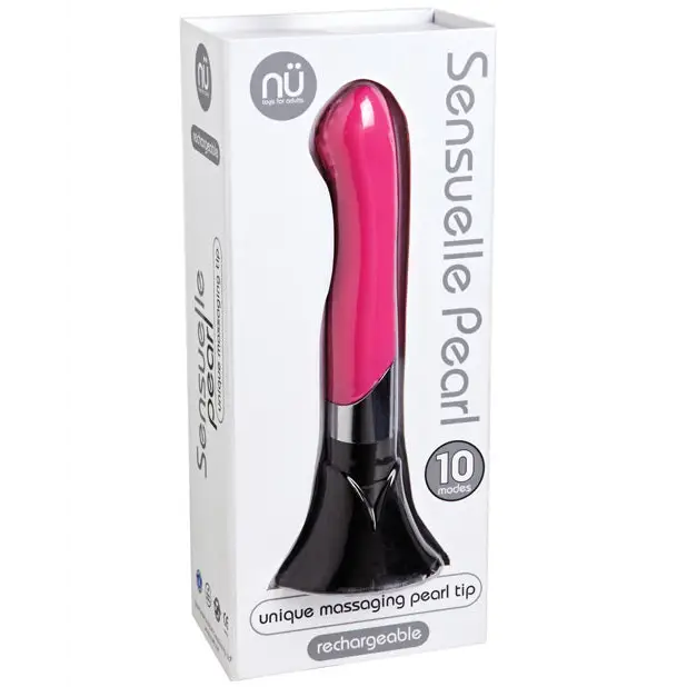 Nu Sensuelle Pearl Rechargeable Vibrator - Pink - Vibrators