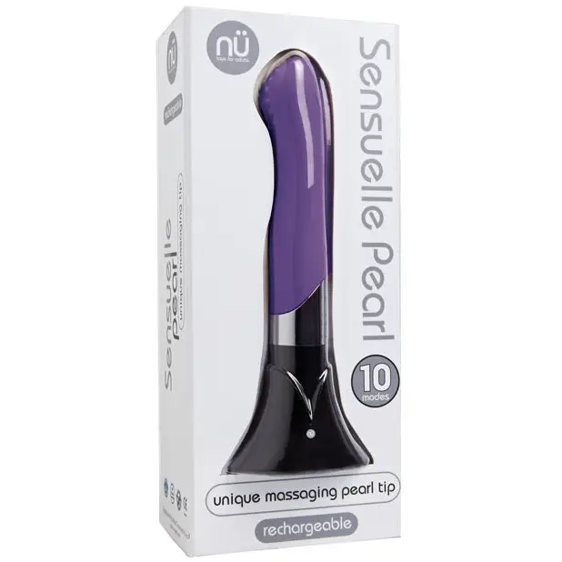 Nu Sensuelle Pearl Rechargeable Vibrator - Purple - Vibrators