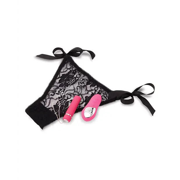 Nu Sensuelle Pleasure Panty Bullet w/Remote Control 15 Function - Pink - Stimulators