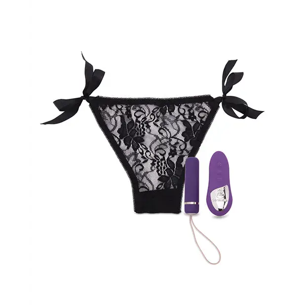 Nu Sensuelle Pleasure Panty Bullet w/Remote Control 15 Function - Purple - Stimulators