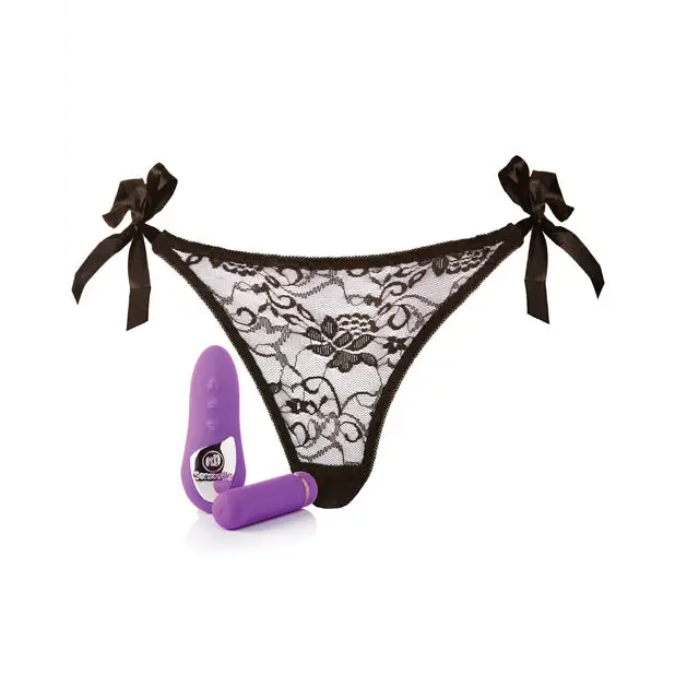 Nu Sensuelle Pleasure Panty Bullet w/Remote Control 15 Function - Purple - Stimulators