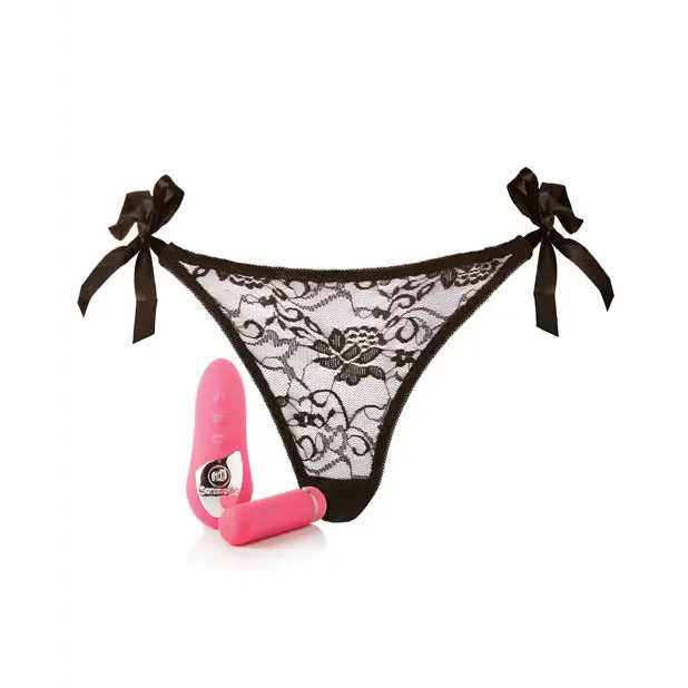 Nu Sensuelle Pleasure Panty Bullet w/Remote Control 15 Function - Pink - Stimulators