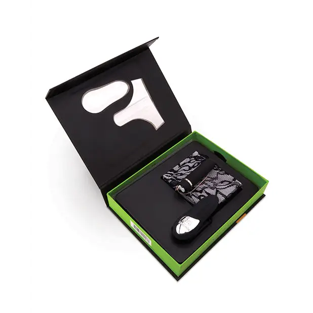 Nu Sensuelle Pleasure Panty Bullet w/Remote Control 15 Functions - Black - Stimulators