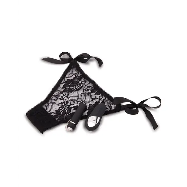 Nu Sensuelle Pleasure Panty Bullet w/Remote Control 15 Functions - Black - Stimulators