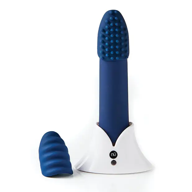 Nu Sensuelle Point Plus Rechargeable Bullet - Navy Blue - Stimulators
