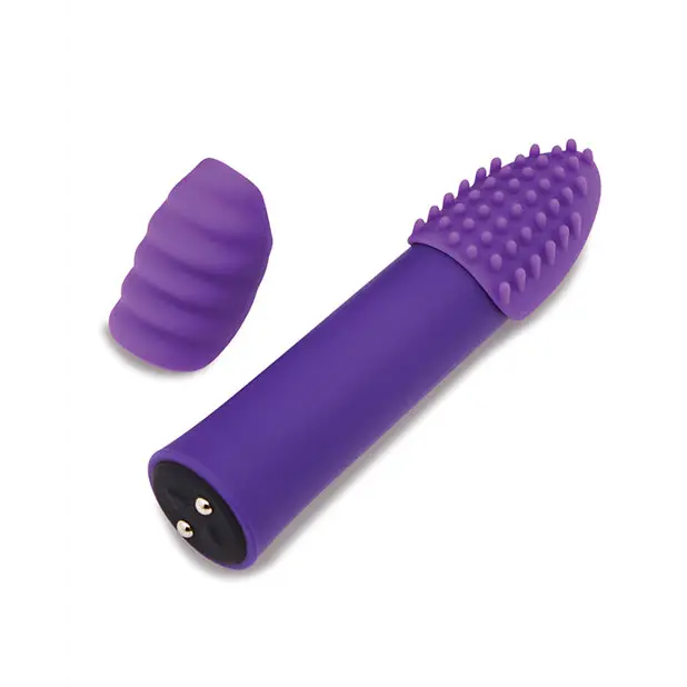 Nu Sensuelle Point Plus Rechargeable Bullet - Purple - Stimulators