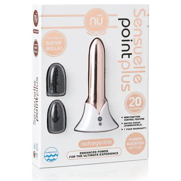 Nu Sensuelle Point Plus Rechargeable Bullet - Rose Gold - Stimulators