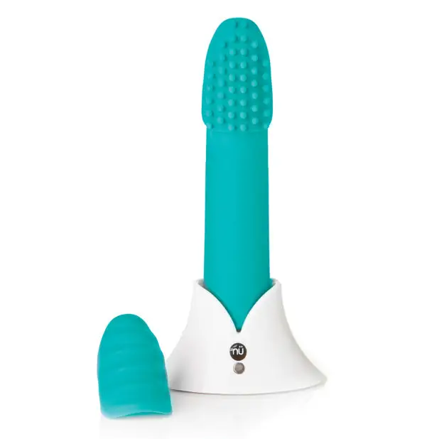 Nu Sensuelle Point Plus Rechargeable Bullet - Tiffany Blue - Stimulators