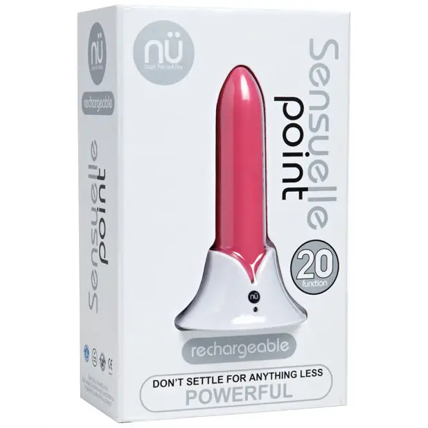 Nu Sensuelle Point Rechargeable Bullet - Pink - Stimulators